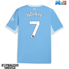 Manchester City Iliman Ndiaye #7 Domácí Dres 2026-27 Krátký Rukáv